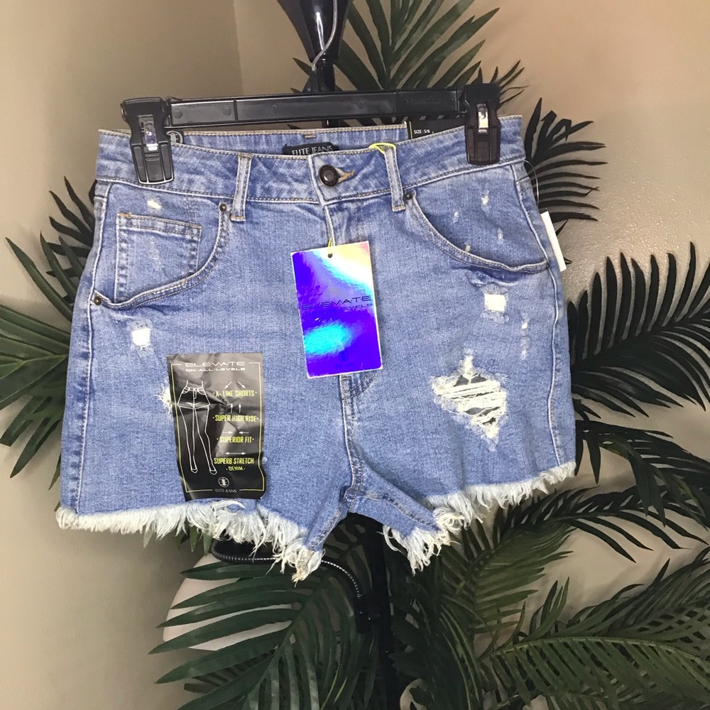 High waisted jeans
